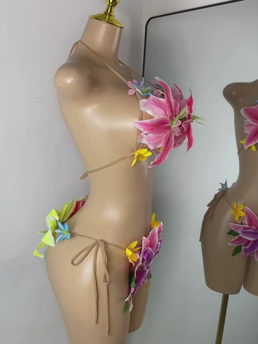 TikToc Flower 3D Bikini