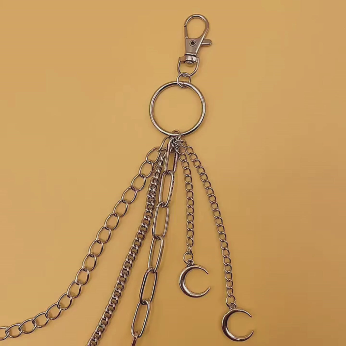 Moon Gothic 3-Layered Pants Chain