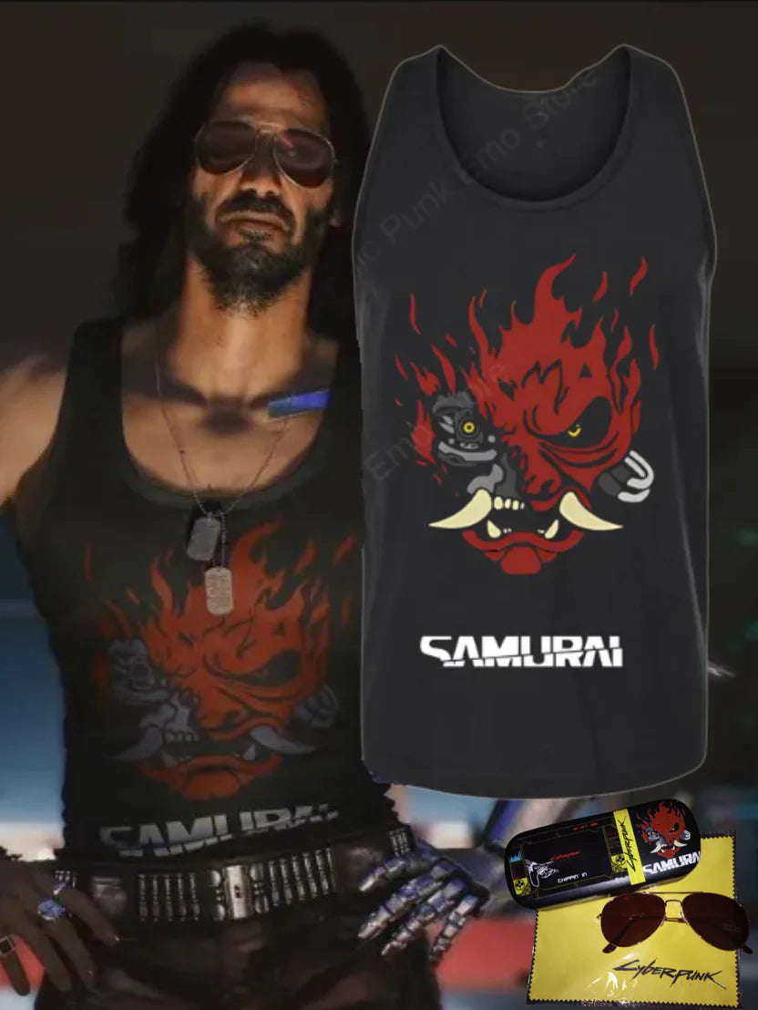 Johnny Silverhand Tank Top: Cyberpunk 2077