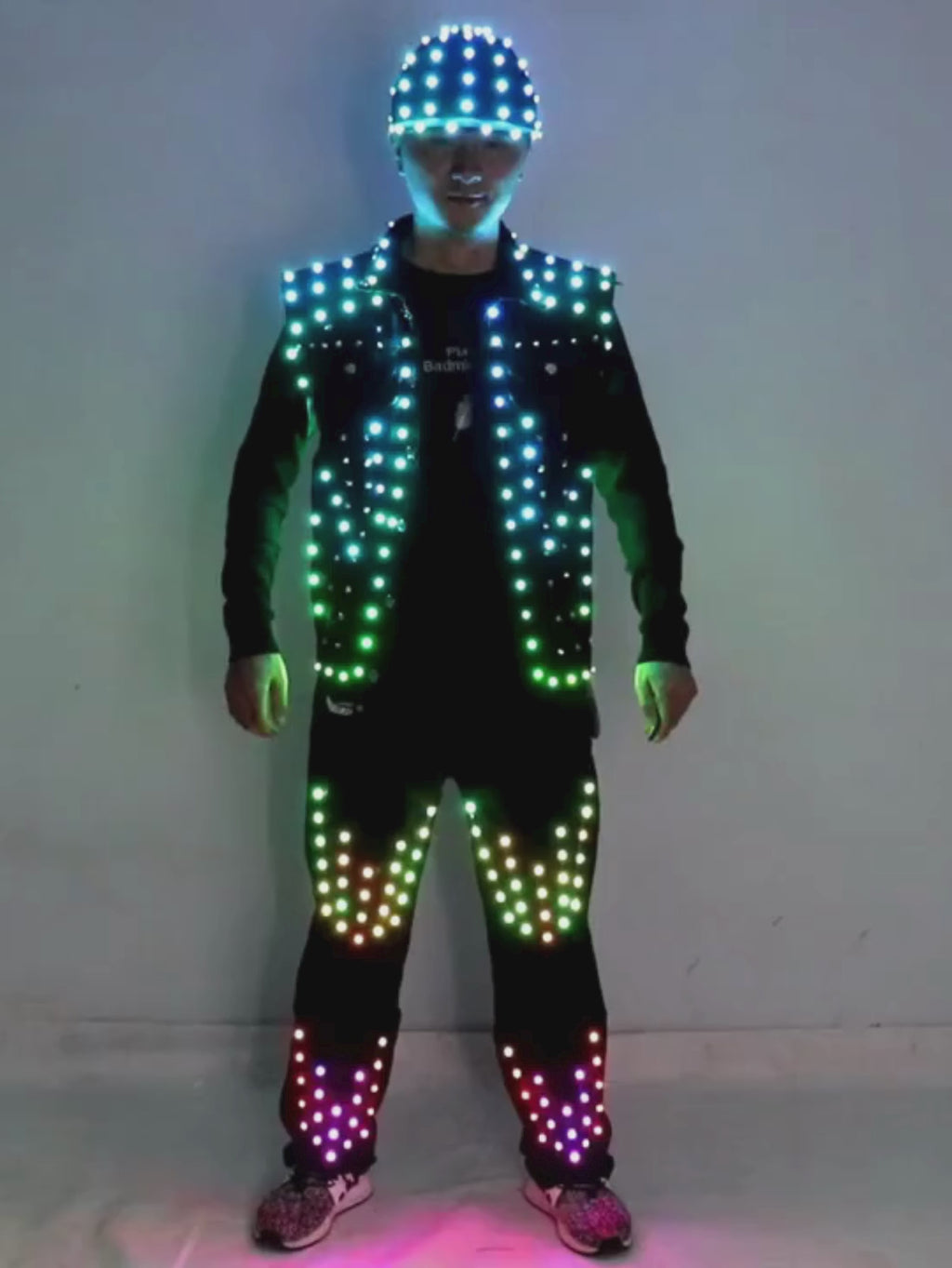 Men Led Light Costume