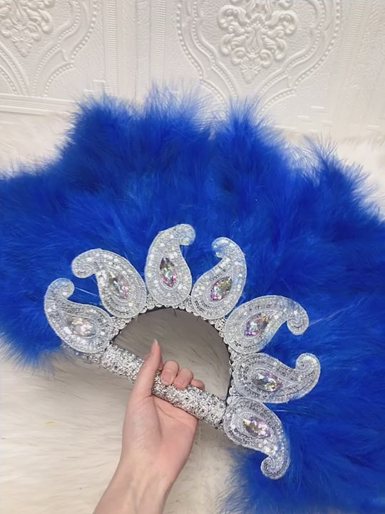 Feather Bridal Fan