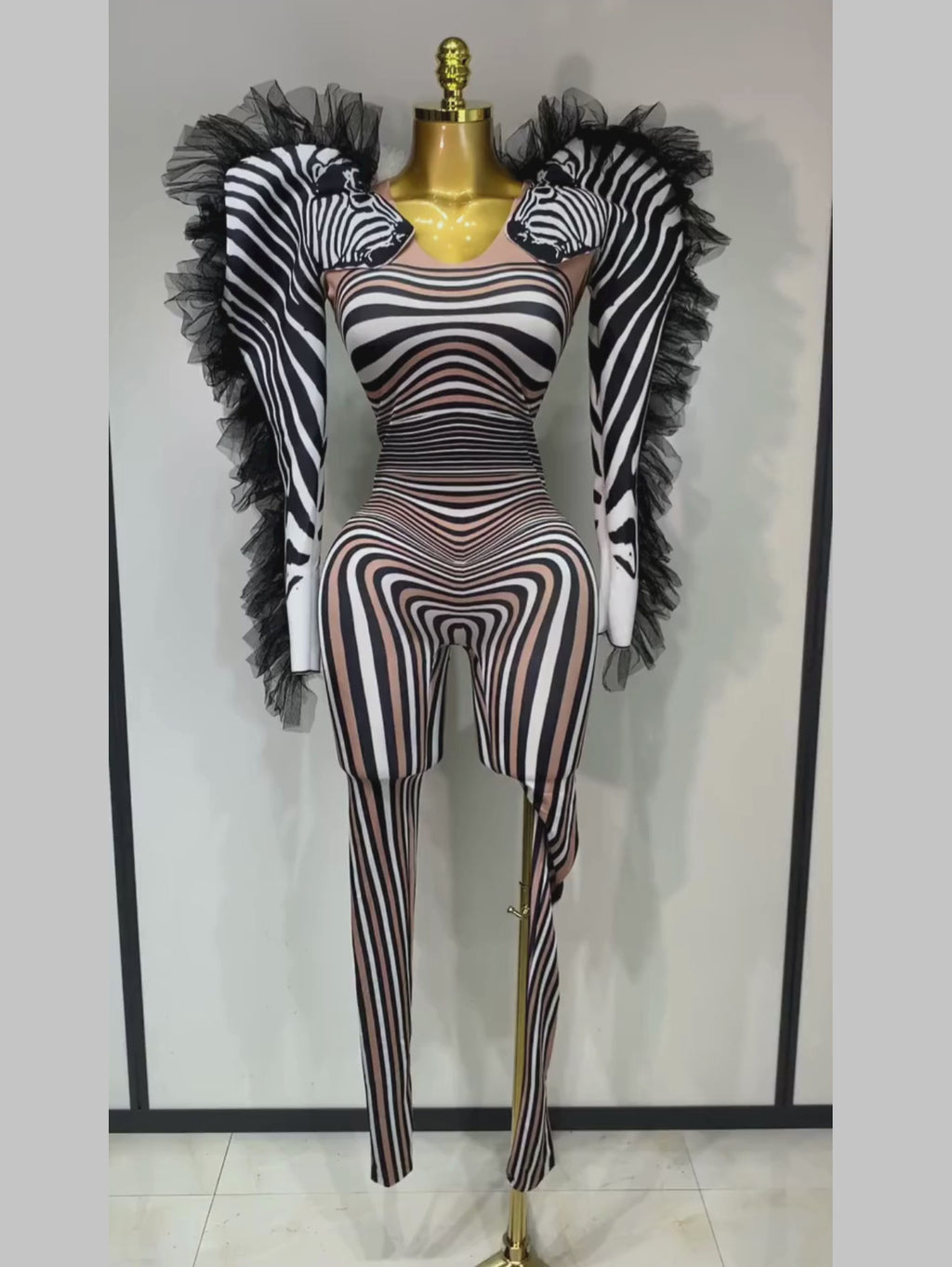 Drag Queen Zebra Costume