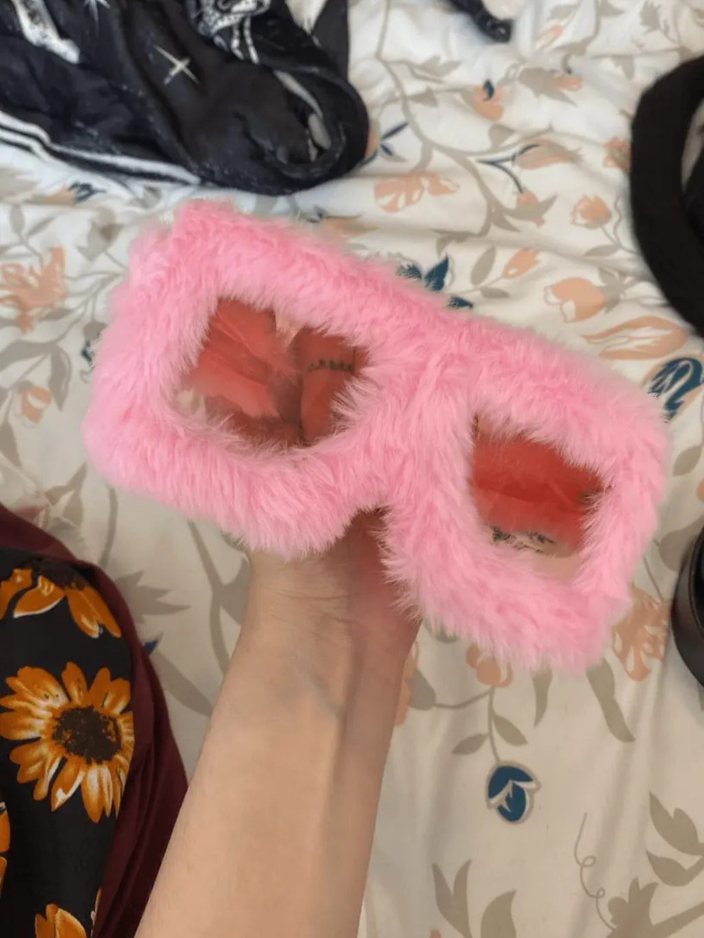 Fur Winter Sunglasses