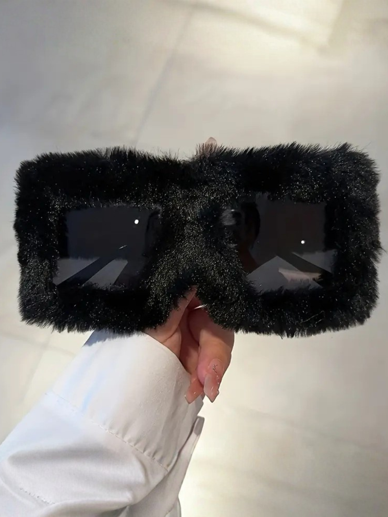 Fur Winter Sunglasses