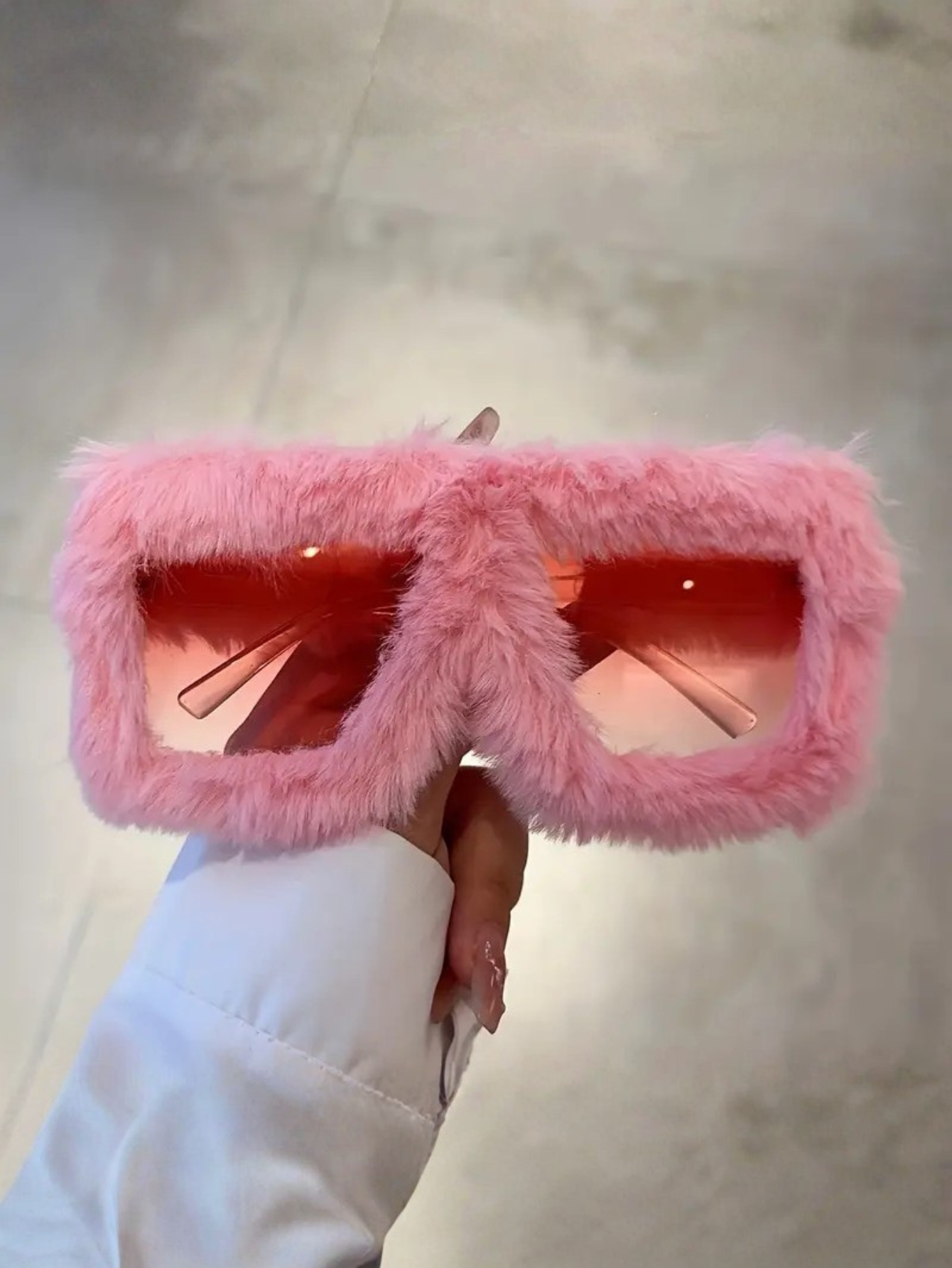 Fur Winter Sunglasses