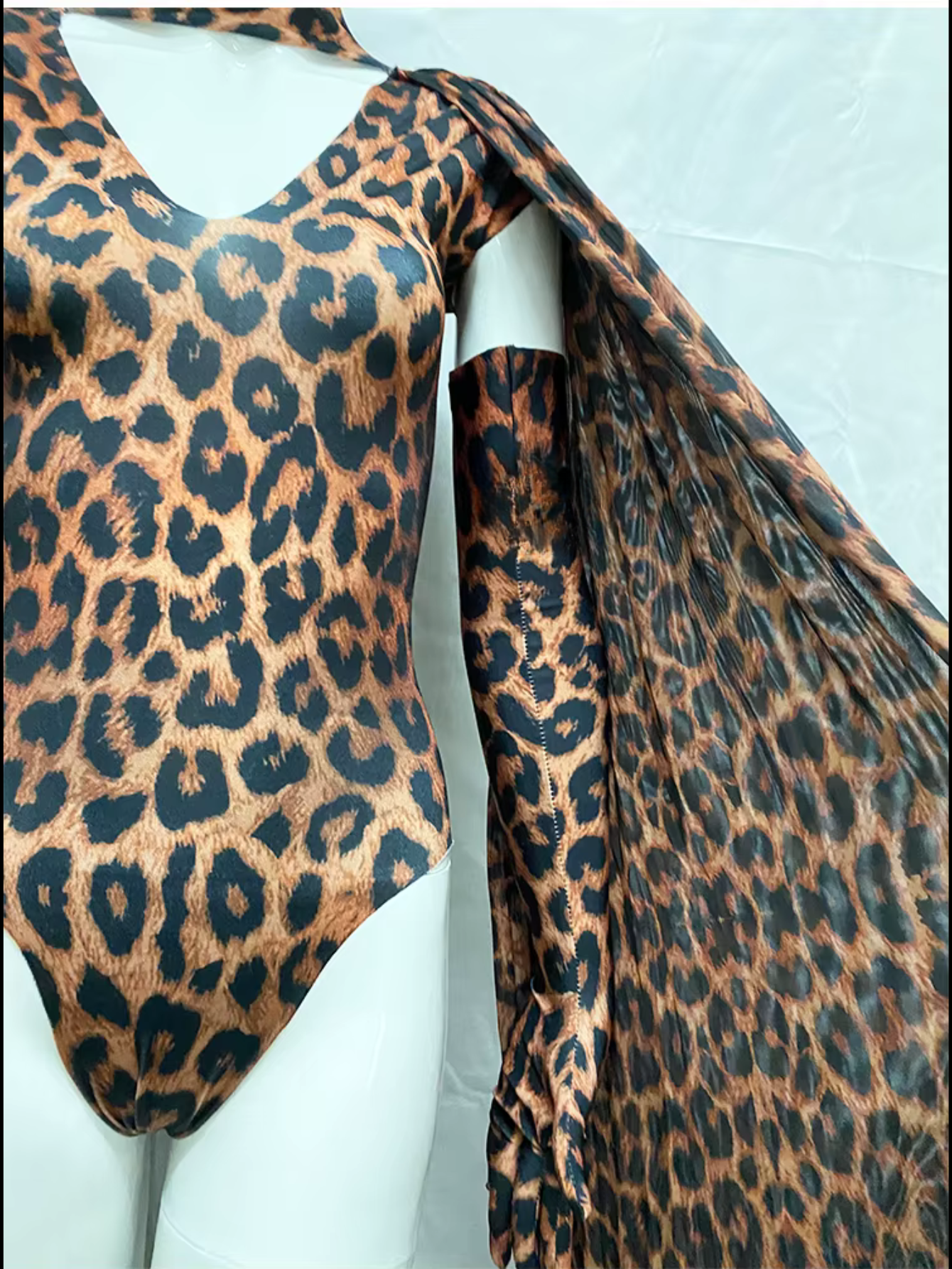 Leopard Drag Queen Costume With Gloves