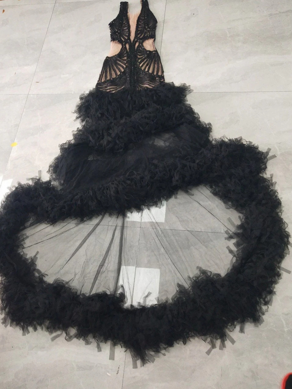 Black Illusion Dress