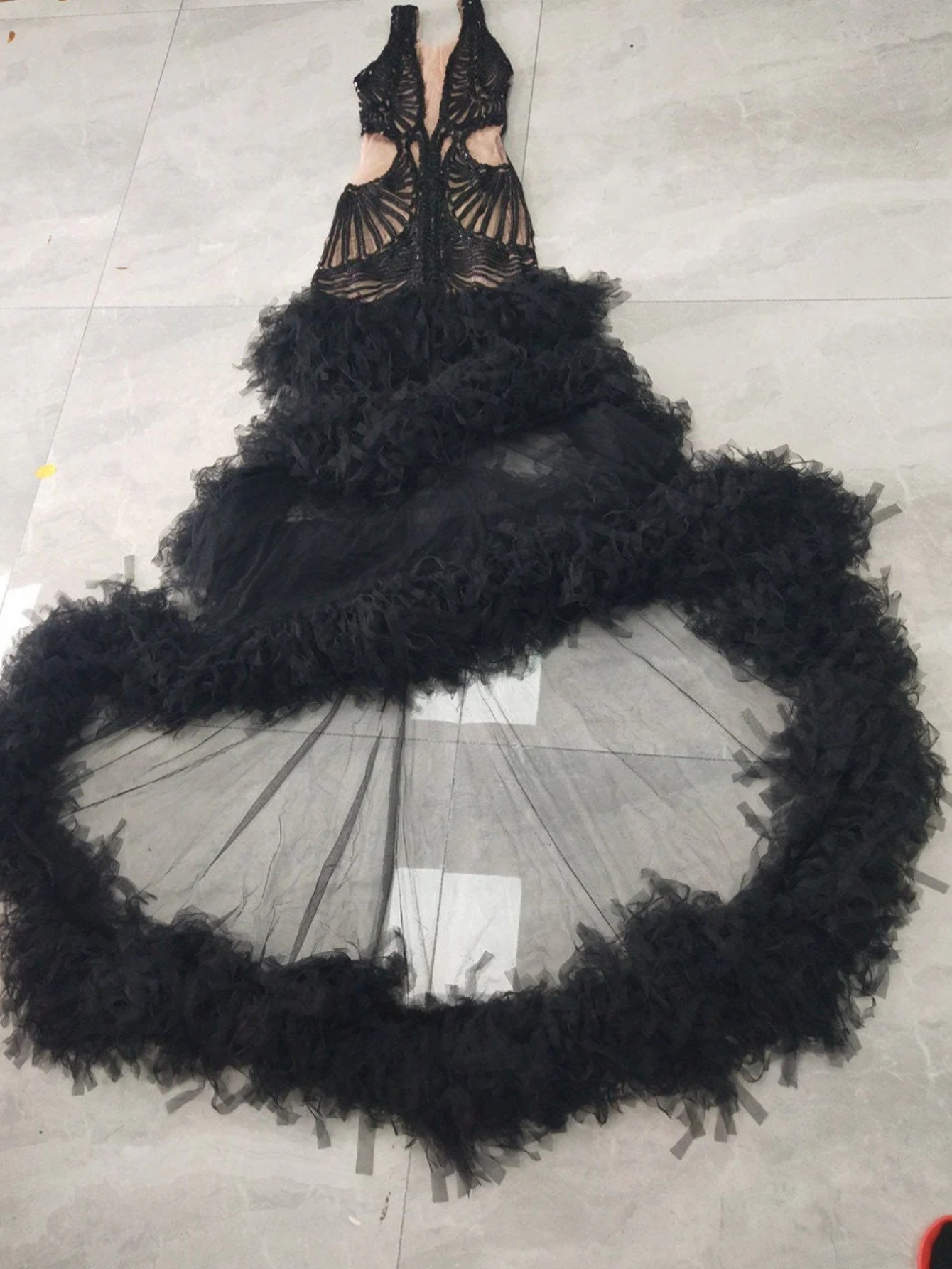 Black Illusion Dress