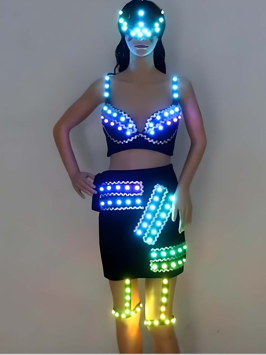 Led Light Rave Festival Costume