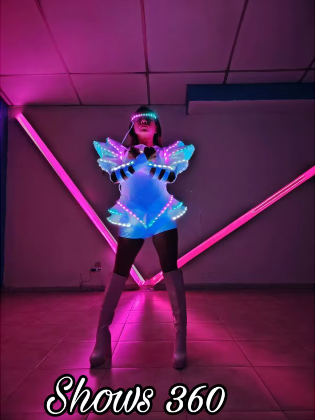 Led Light Party Monokini