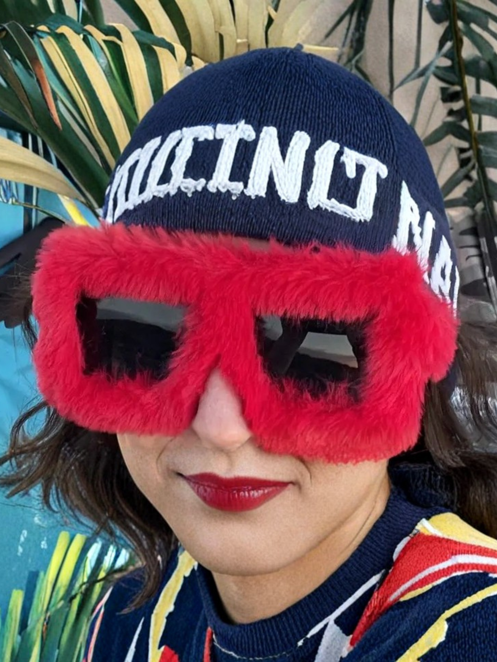 Fur Winter Sunglasses
