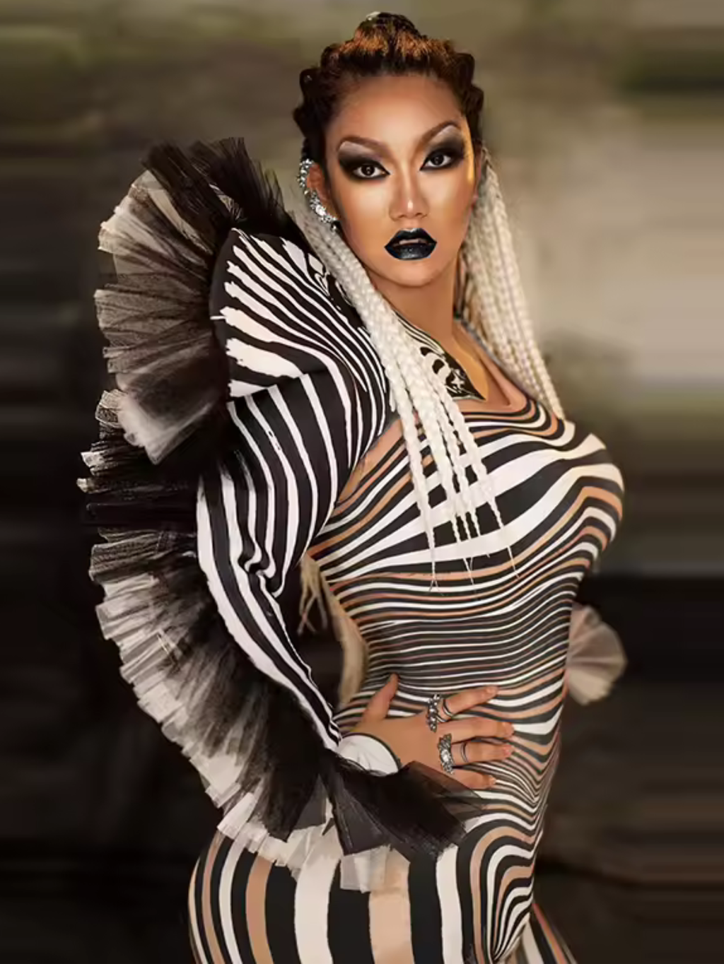 Drag Queen Zebra Costume