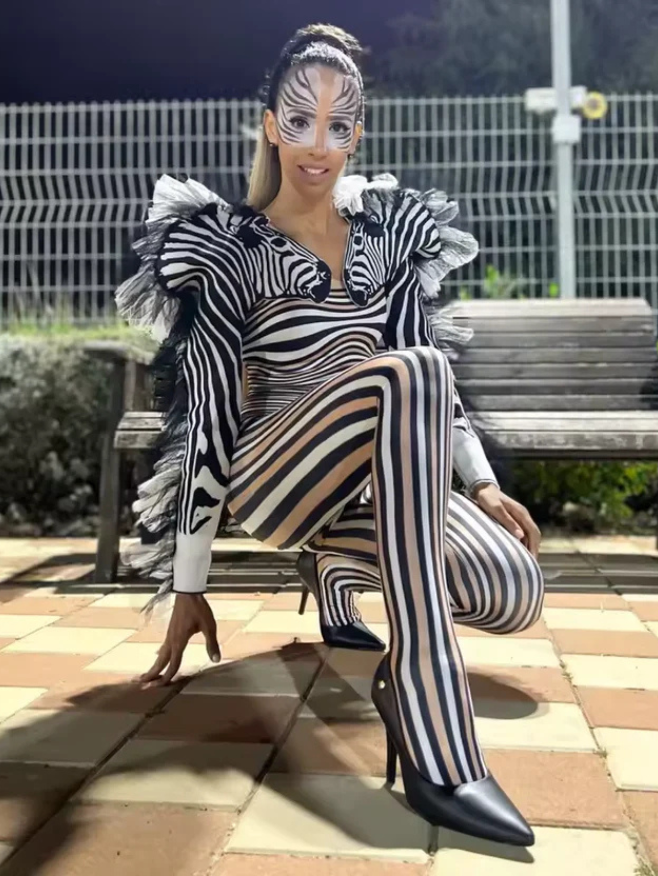Drag Queen Zebra Costume