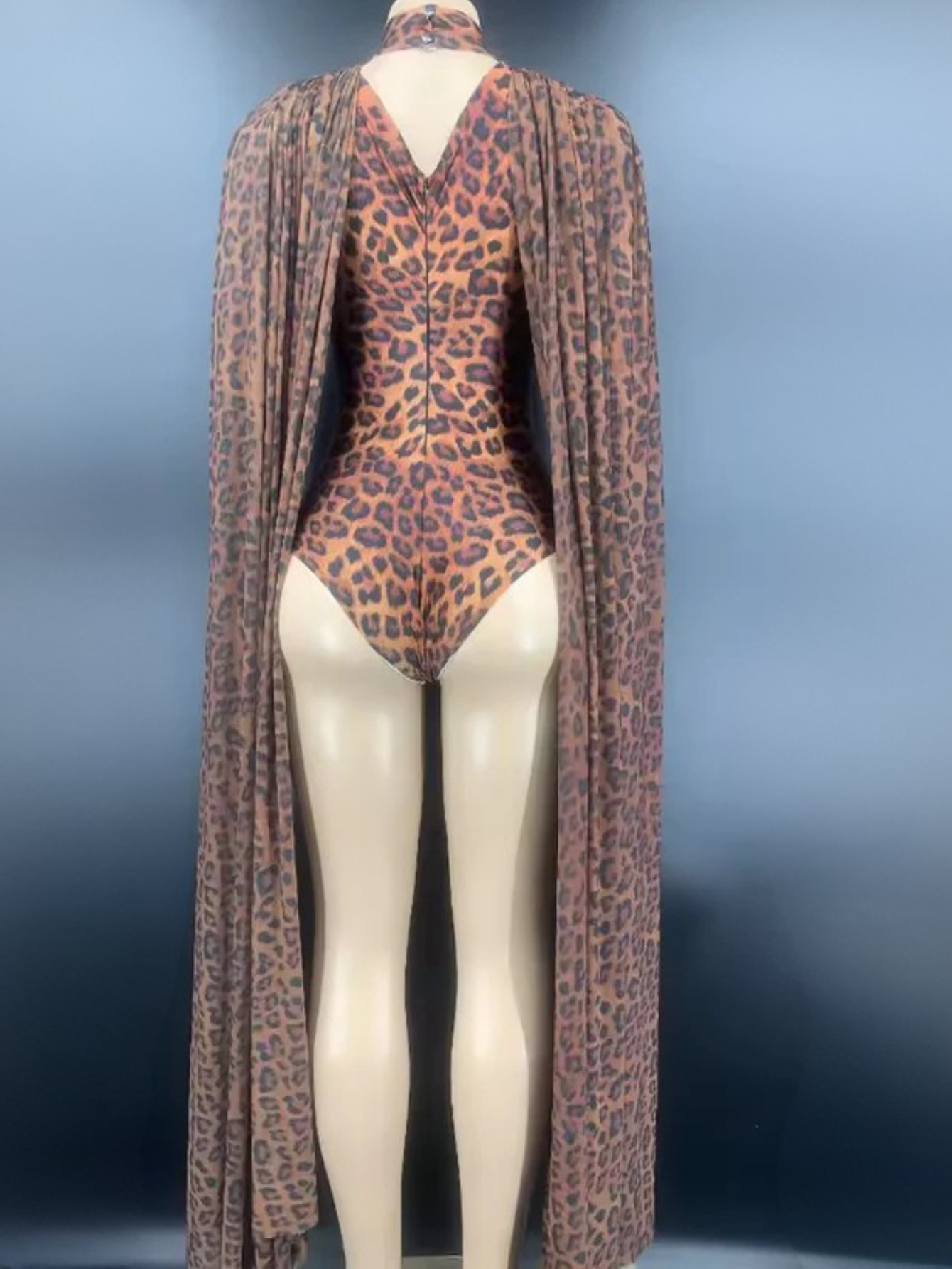 Leopard Drag Queen Costume With Gloves