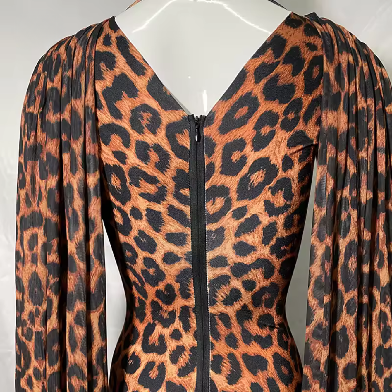Leopard Drag Queen Costume With Gloves