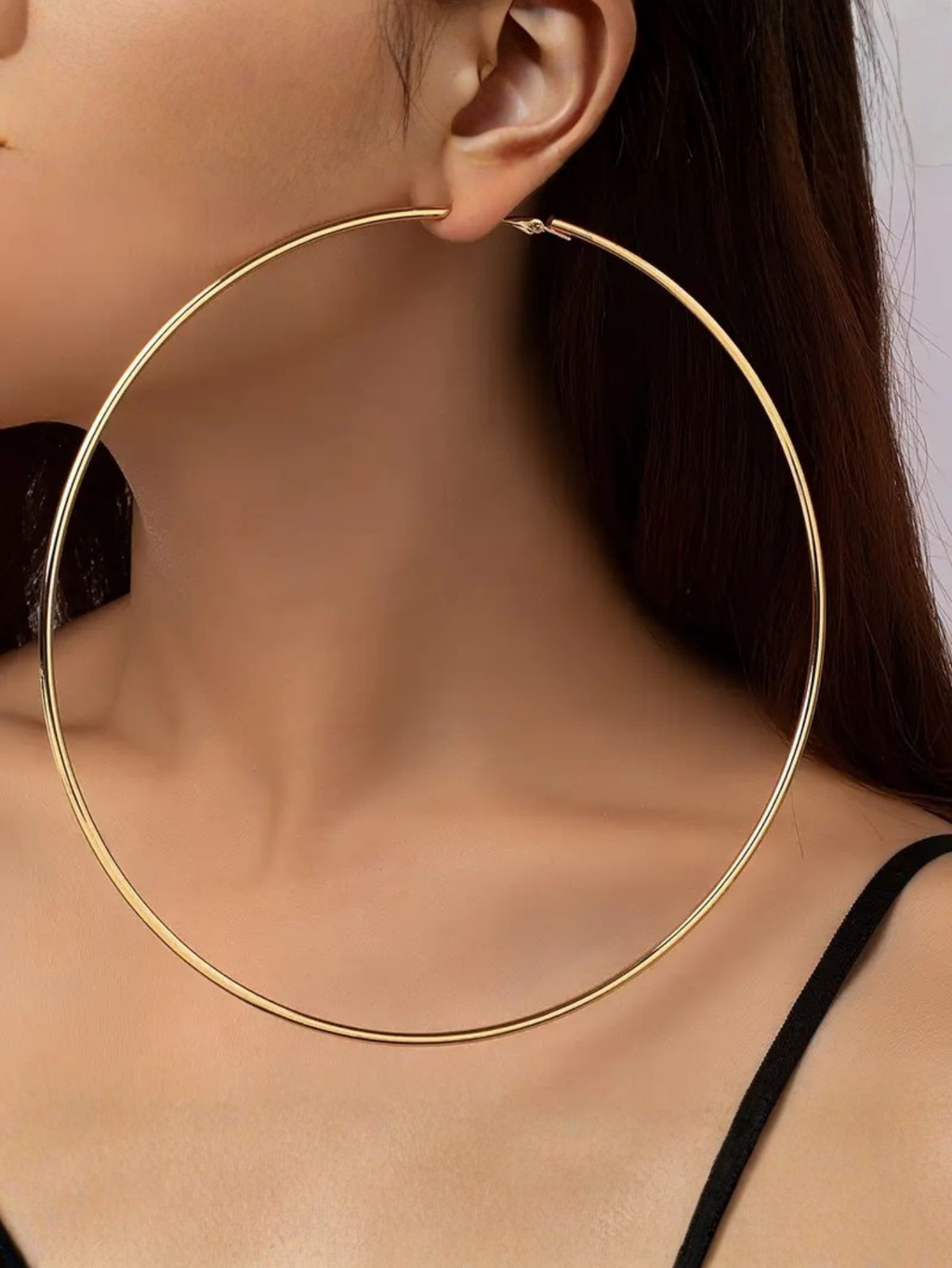 Gold Big Hoop Earrings