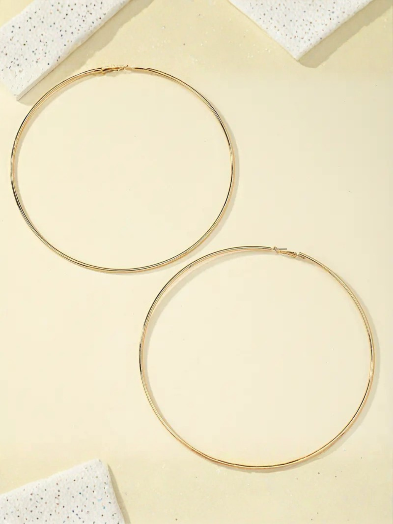 Gold Big Hoop Earrings