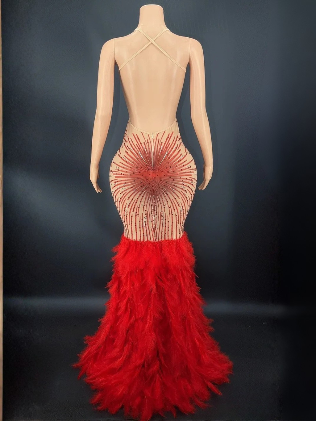 Red Sparkle Dress