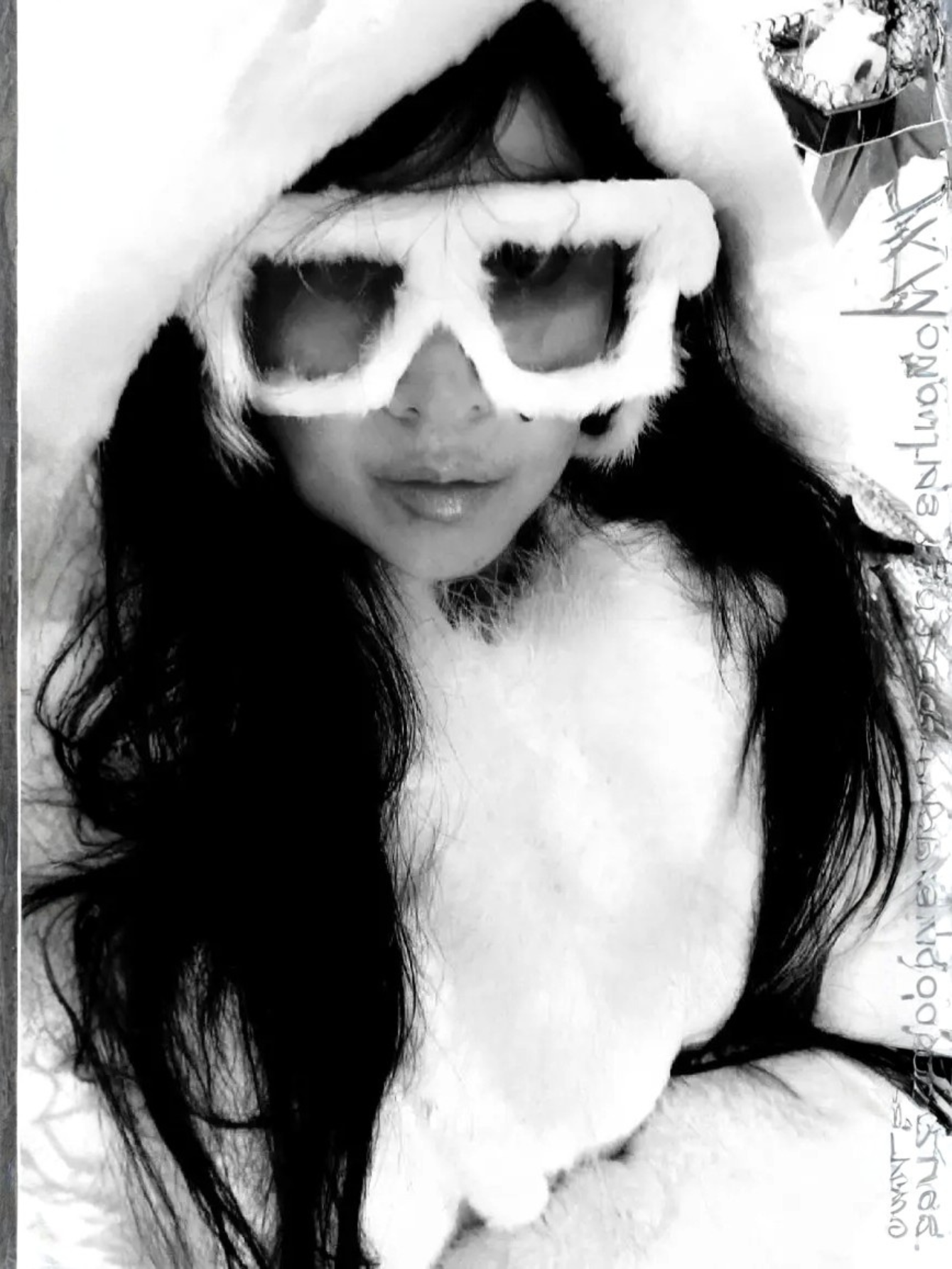 Fur Winter Sunglasses