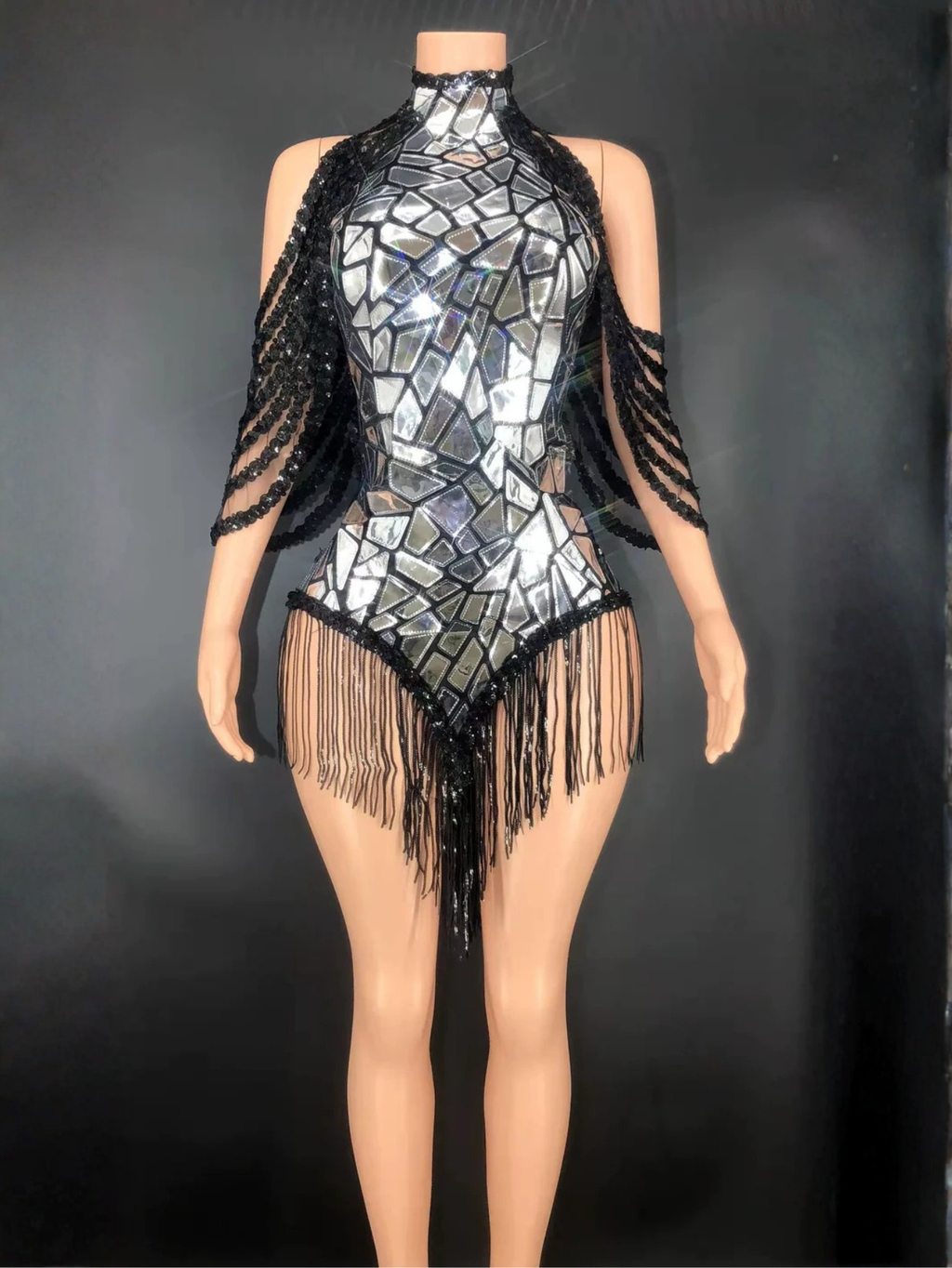 Mirror Fringe Dress