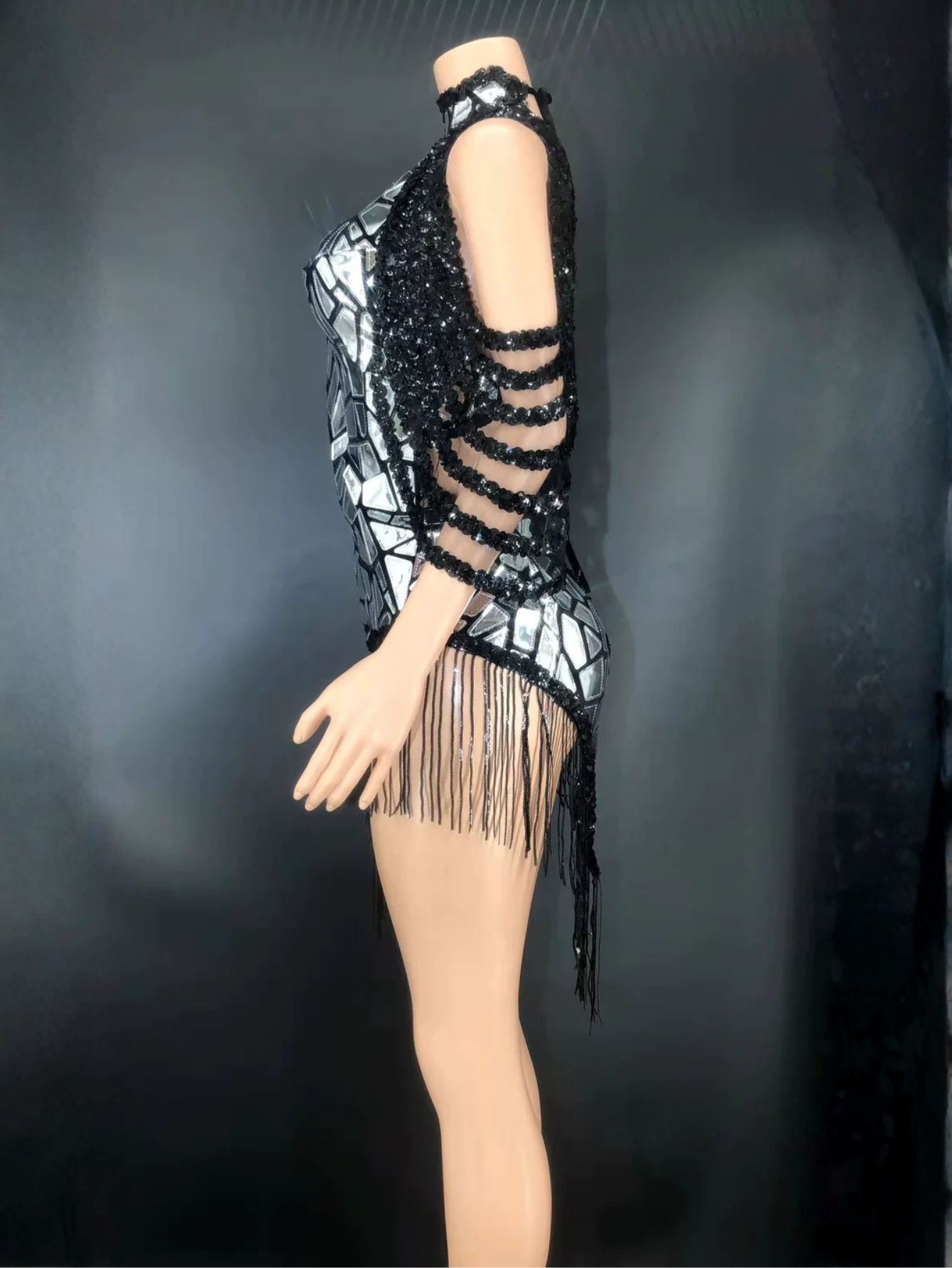 Mirror Fringe Dress