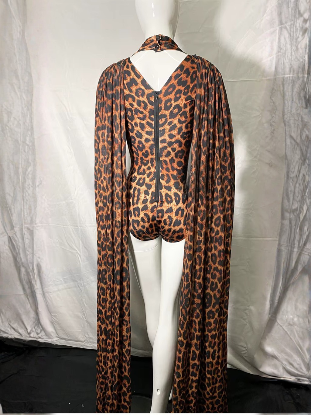 Leopard Drag Queen Costume With Gloves