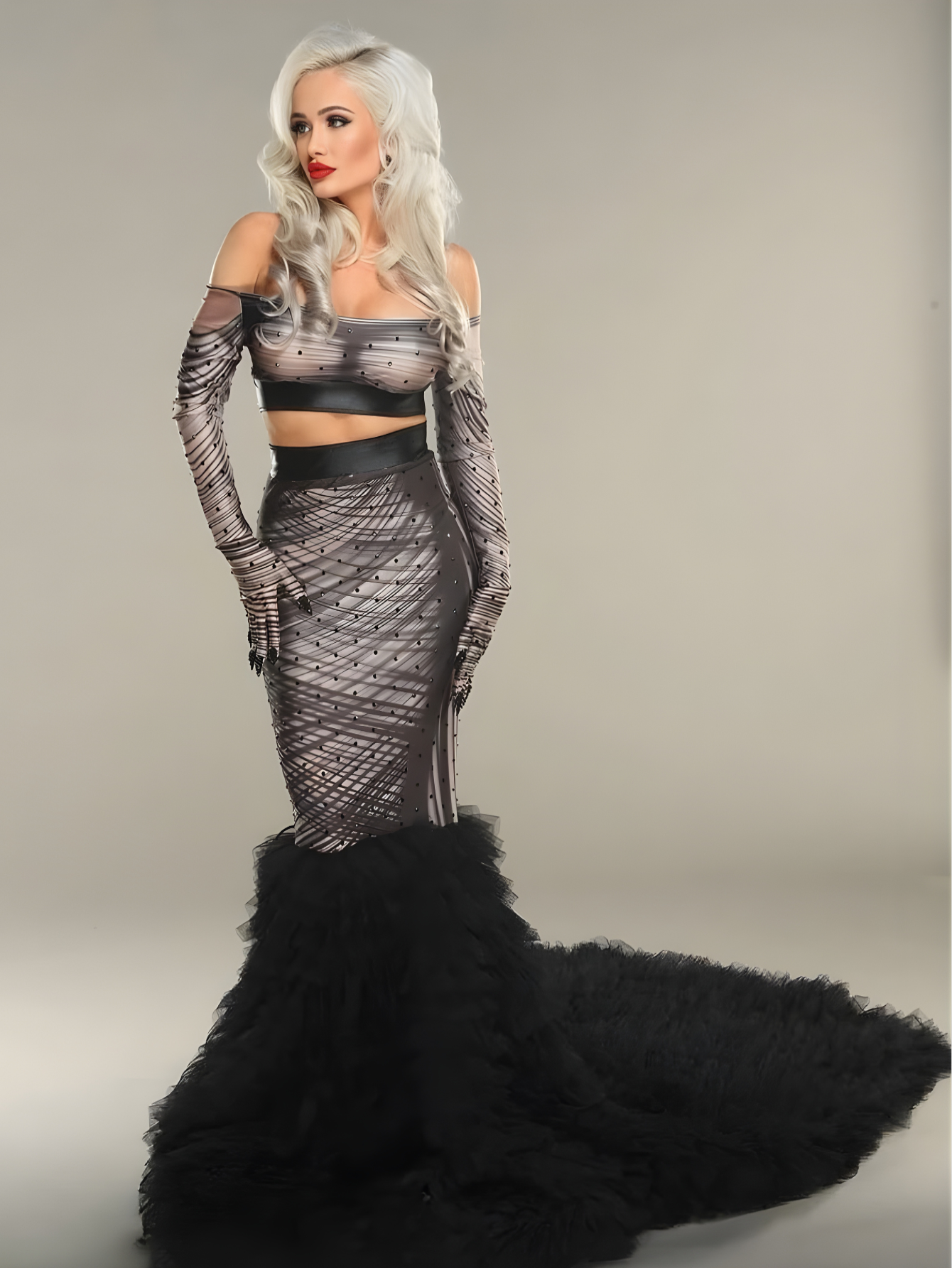 Black TikTok Glove Dress