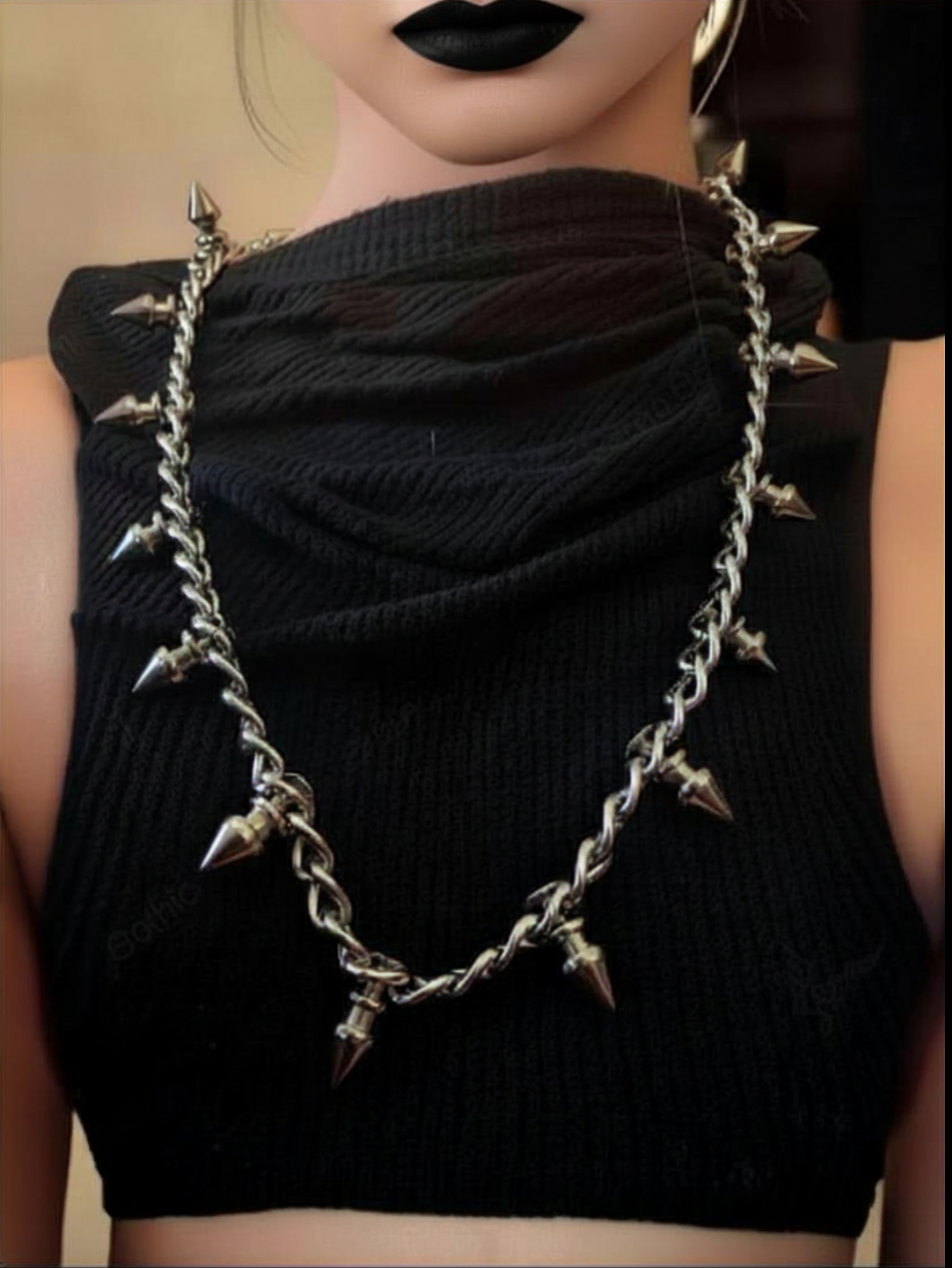 Tree Spiked Necklace