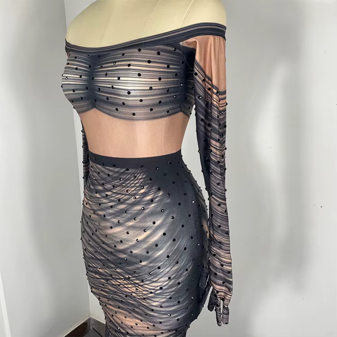 Black TikTok Glove Dress
