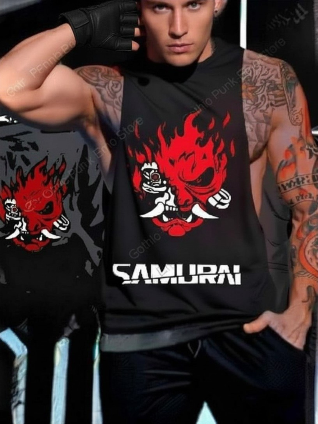 Johnny Silverhand Cyberpunk 2077 Tank Top