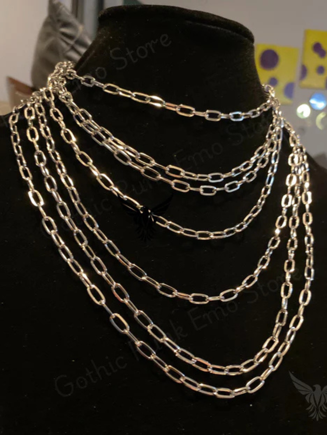 Layered Y2K Chain Necklace