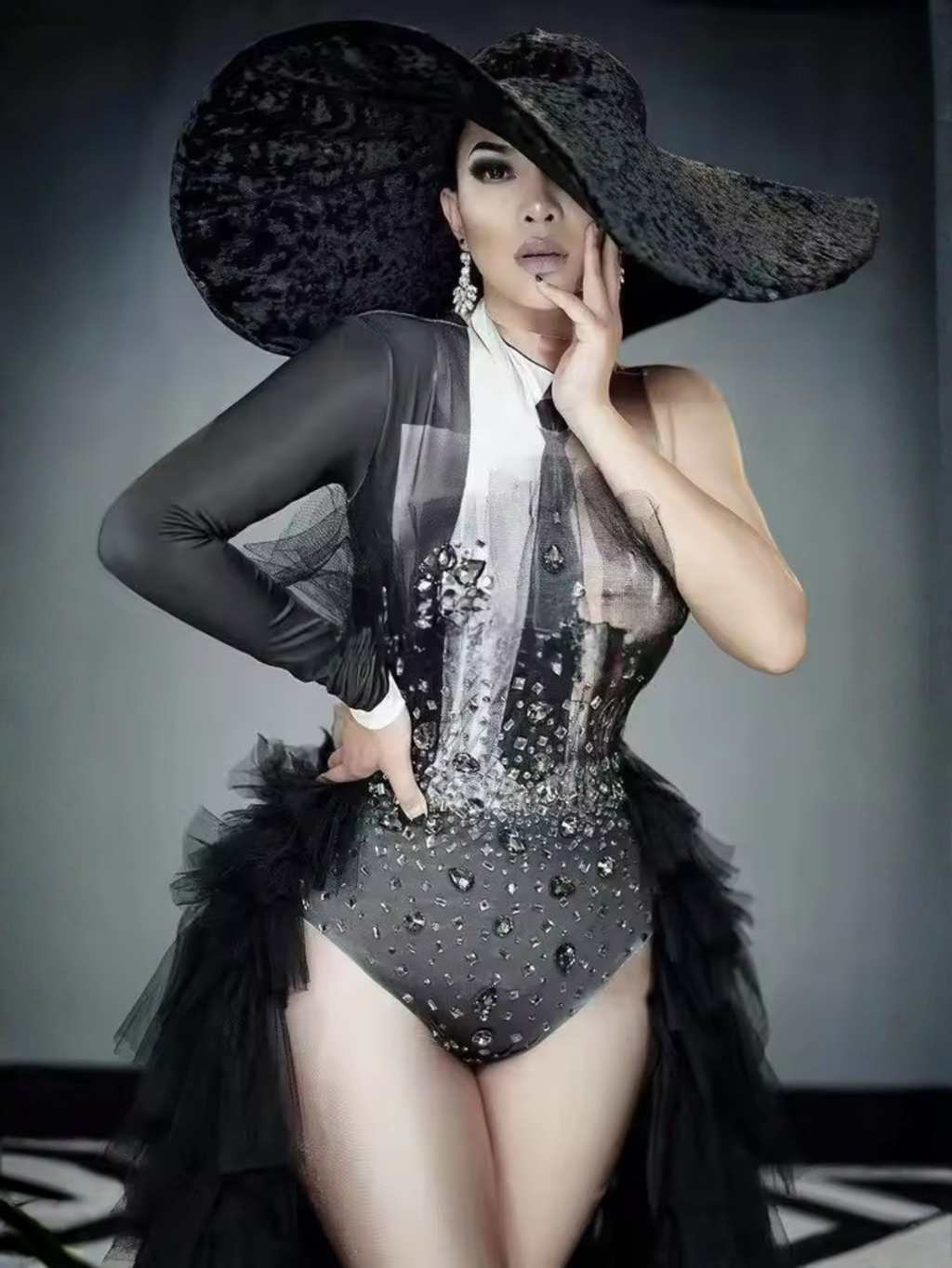 Tuxedo Dress