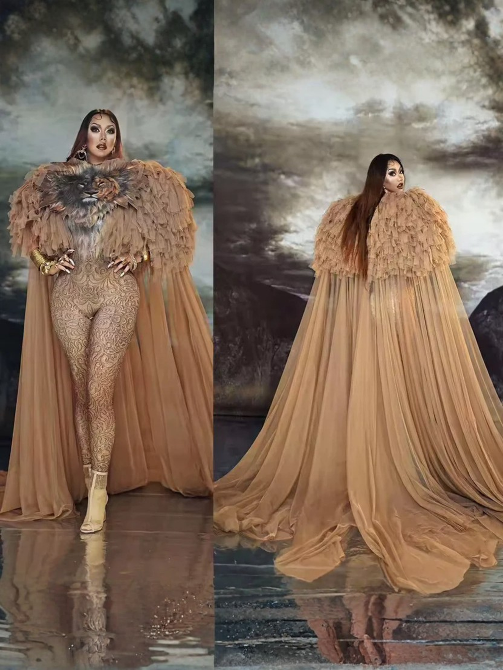 Lion Drag Queen 2pc Costume