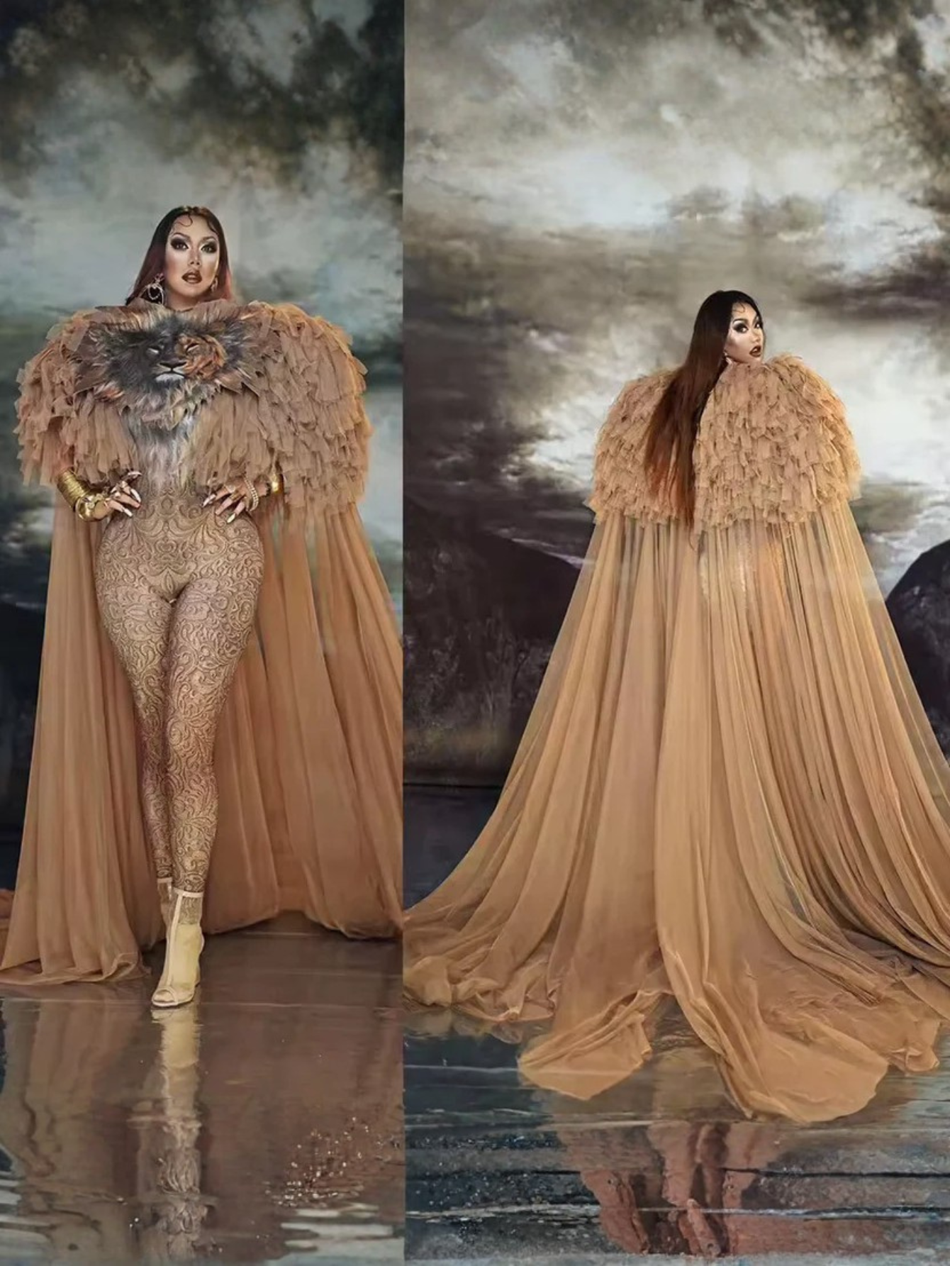 Lion Drag Queen 2pc Costume