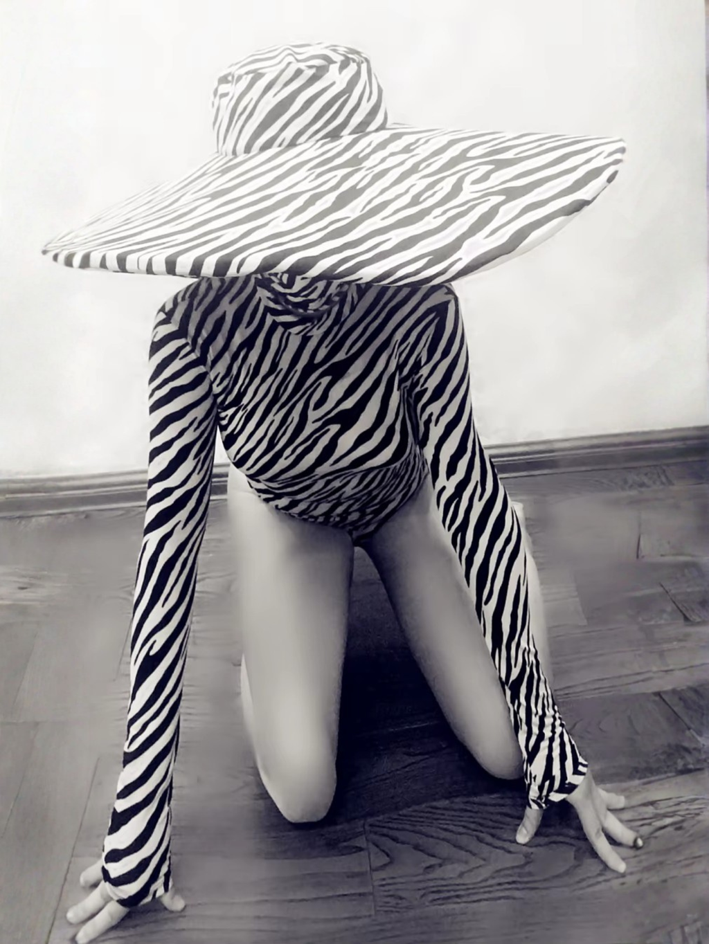 Drag Queen Zebra Hat Costume