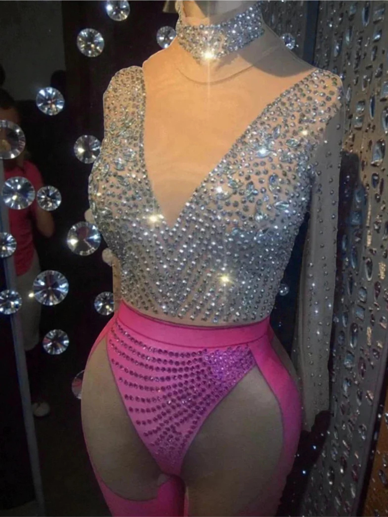 Pink Diamond Dance Costume