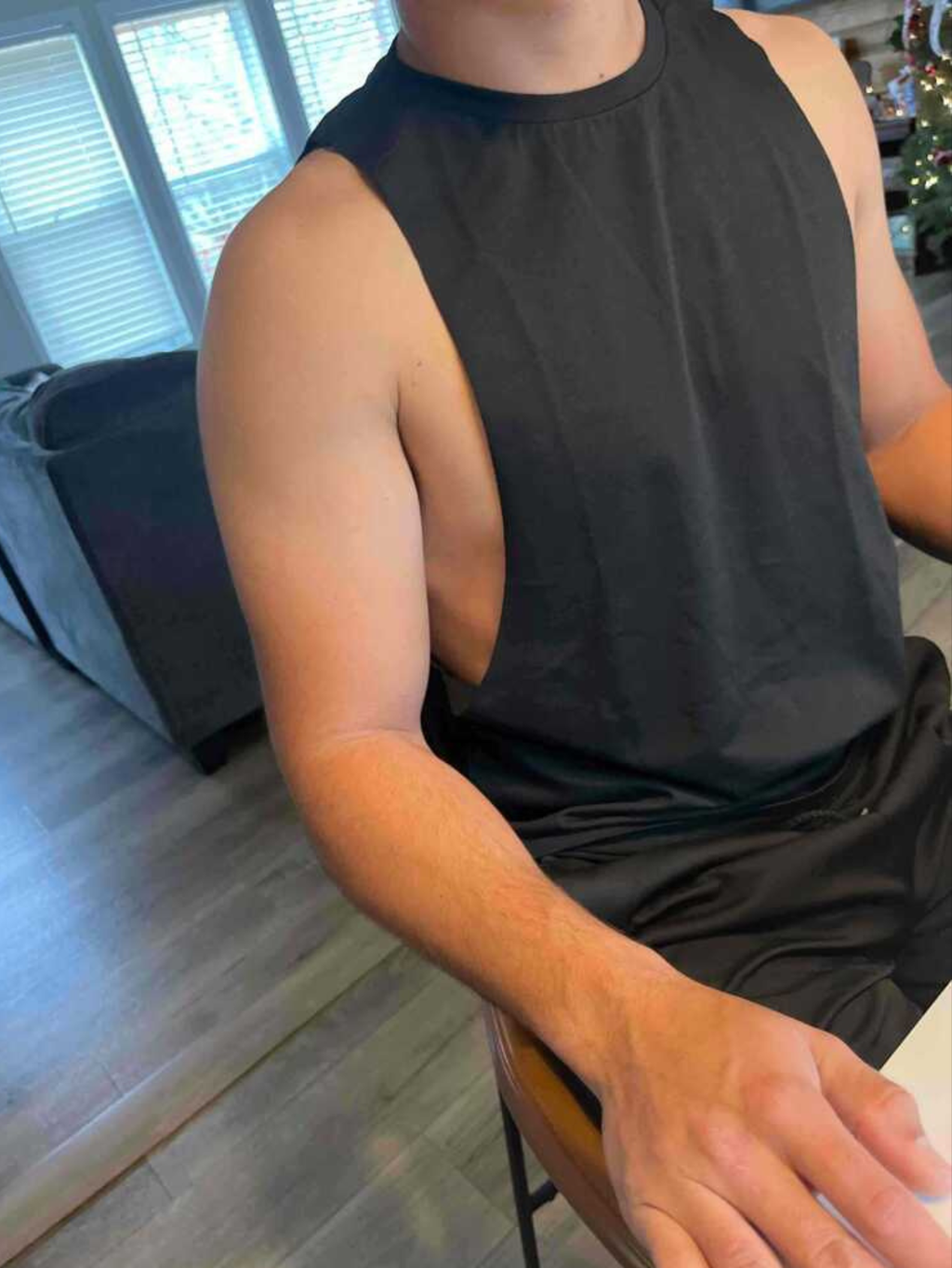 Deep Cut Muscle Tank Top Shirt