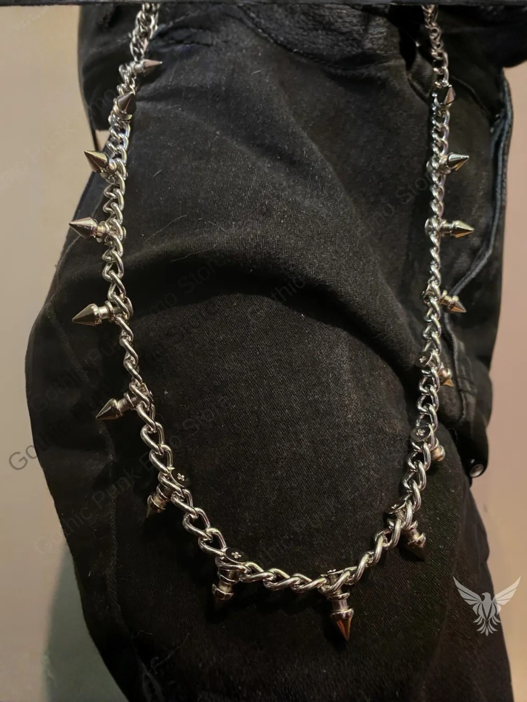 Spiked Gothic Pants Chain