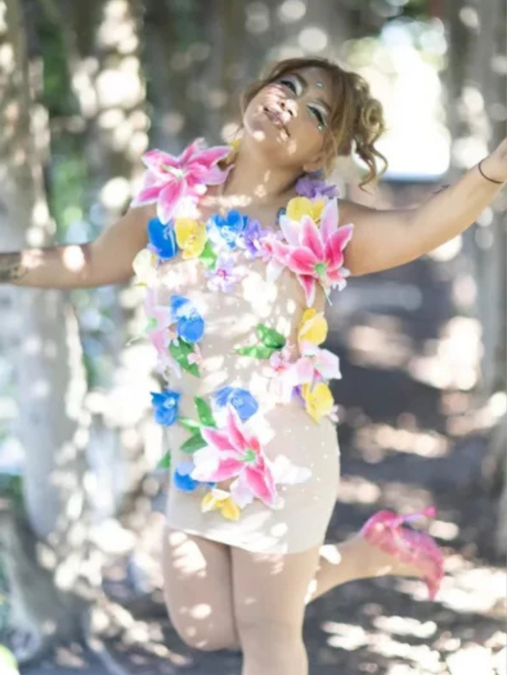 Flower Bikini Dress