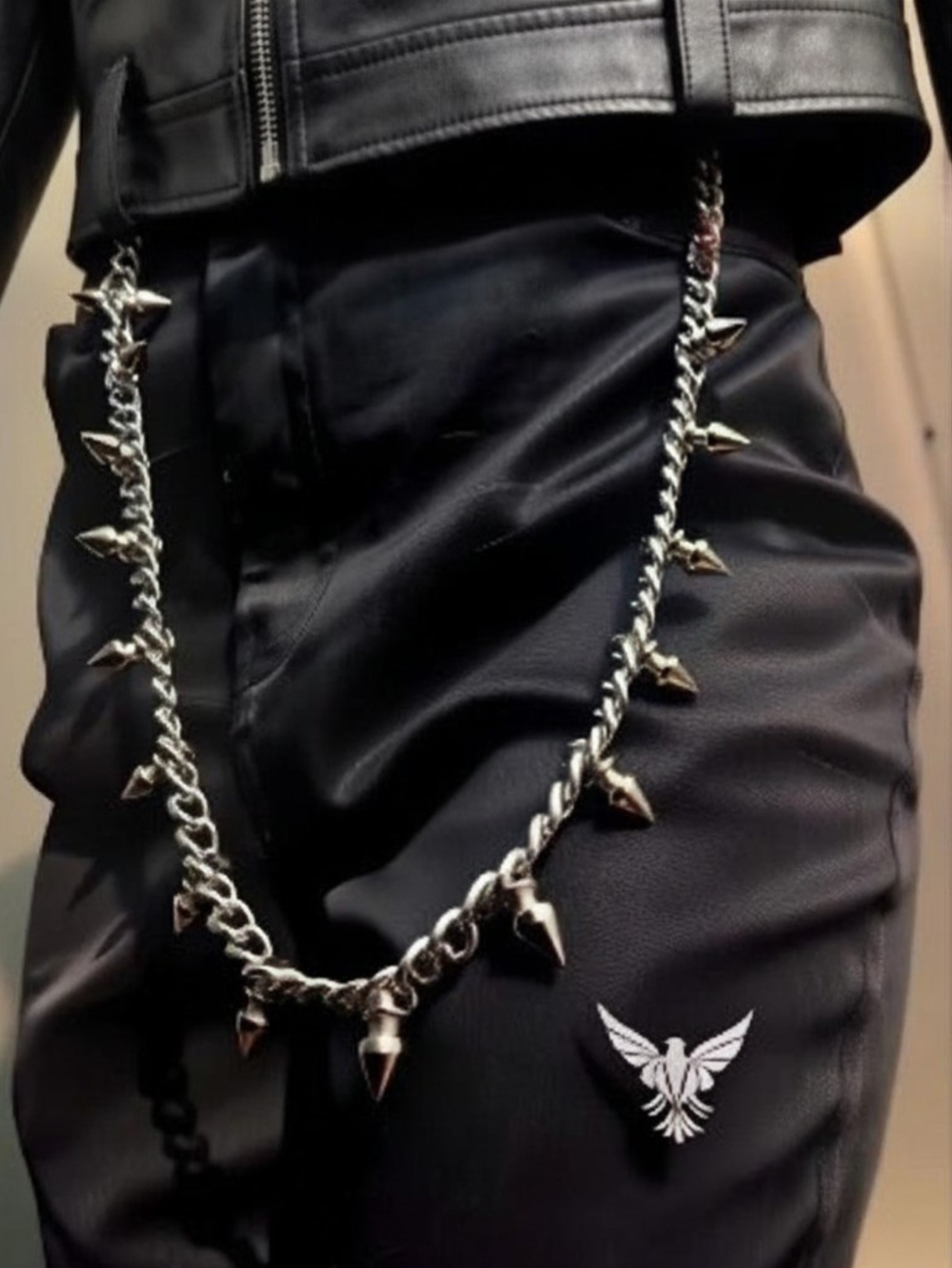 Spiked Gothic Pants Chain