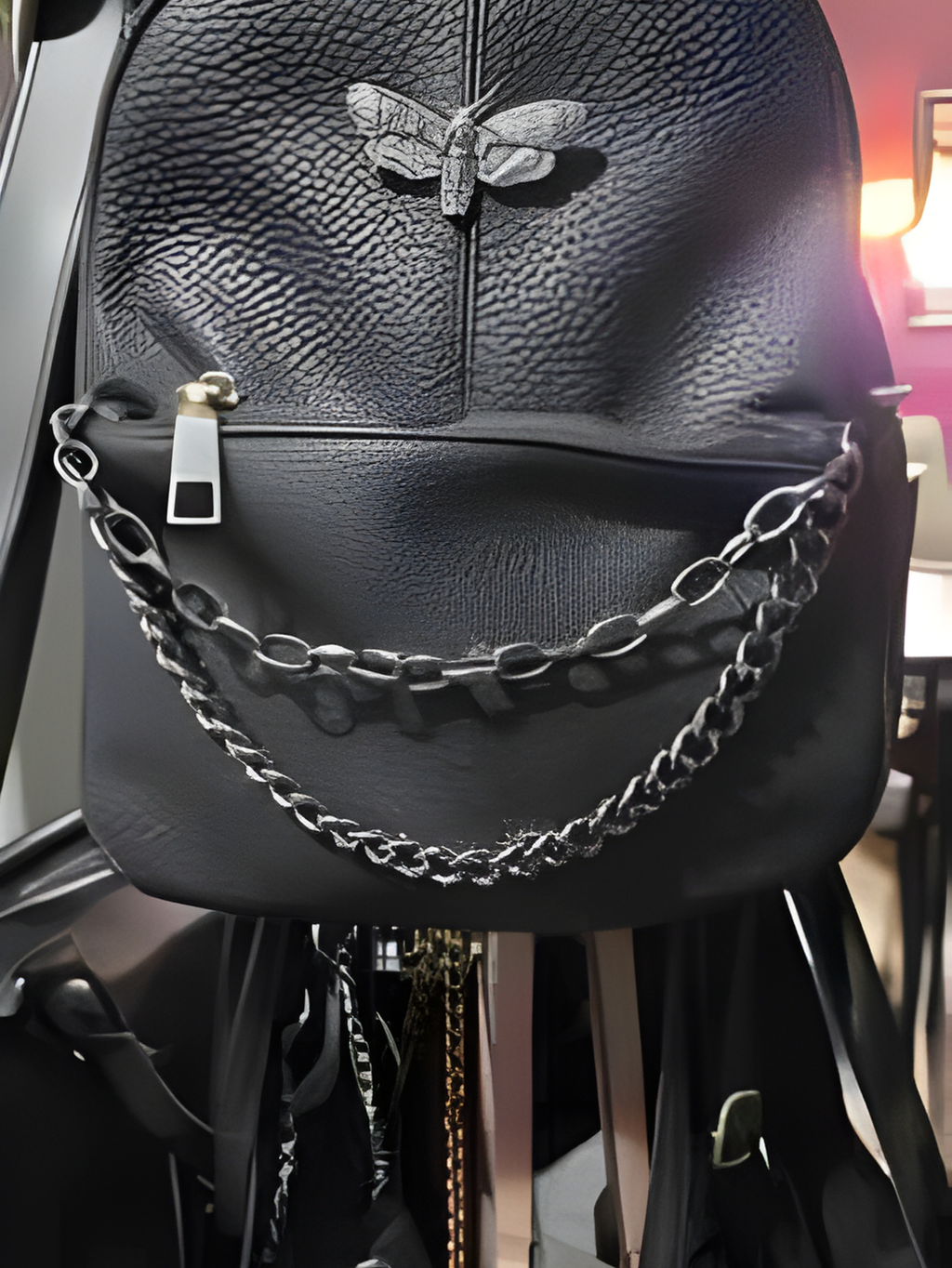 Spiked O Ring Pants Chain