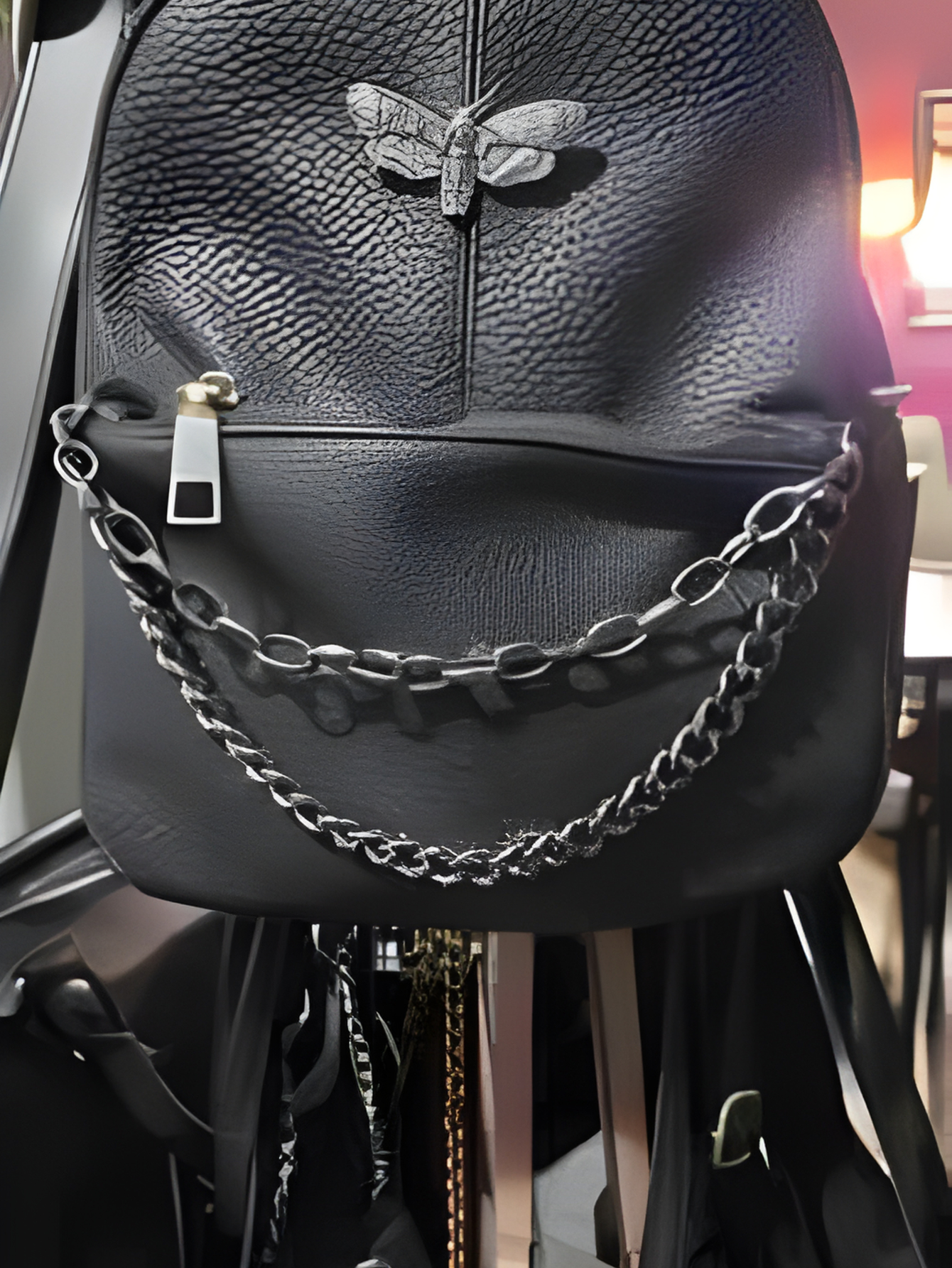 Spiked O Ring Pants Chain