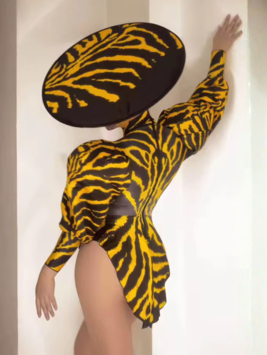 Drag Queen Hat Monokini Costume
