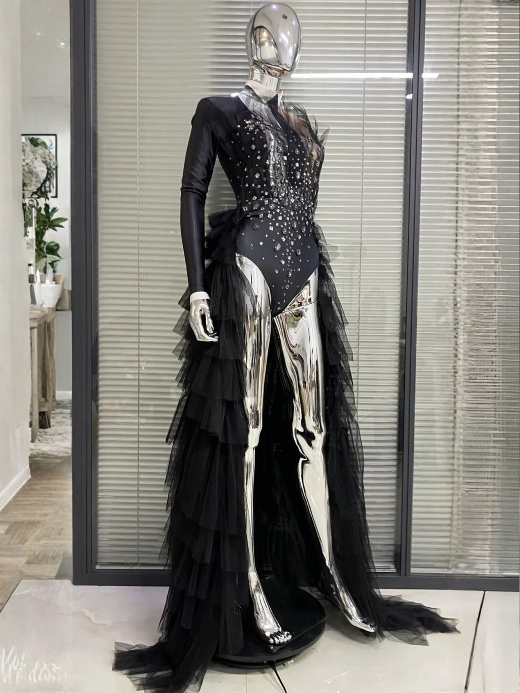 Tuxedo Dress