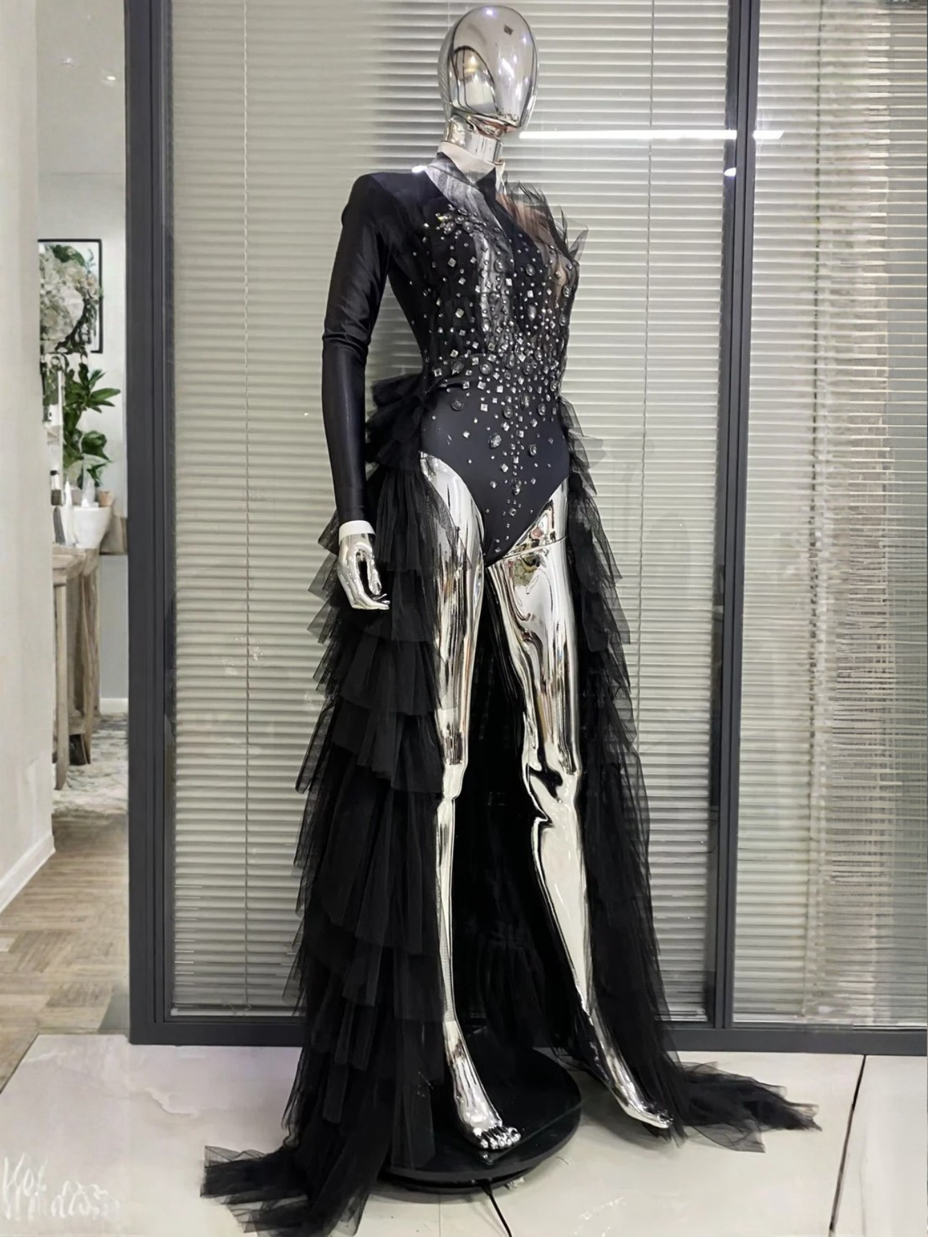 Tuxedo Dress