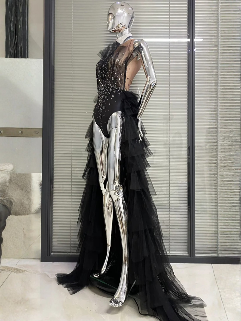 Tuxedo Dress