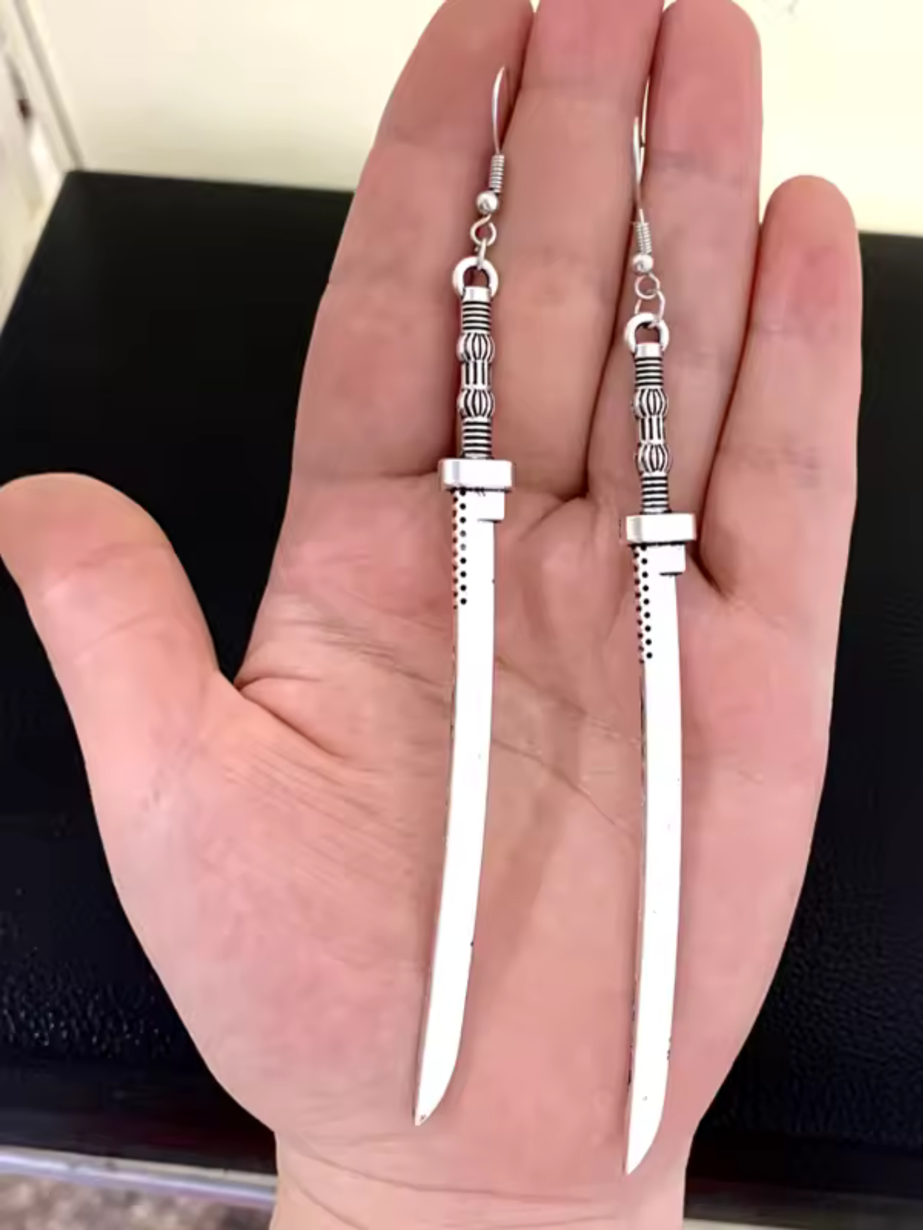 Samurai Dagger Sword Earrings