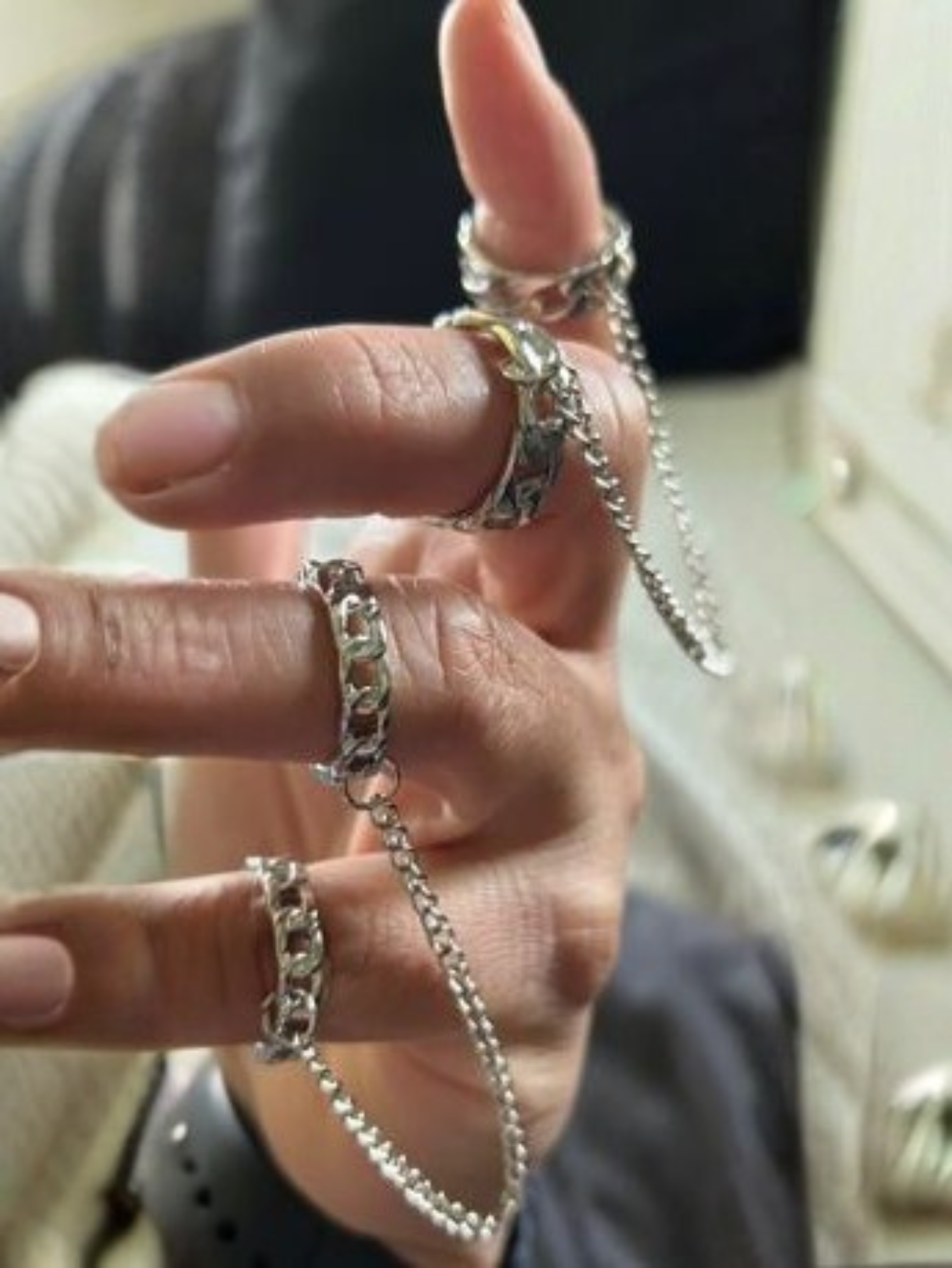 Kurapika Chain Ring Anime Cosplay