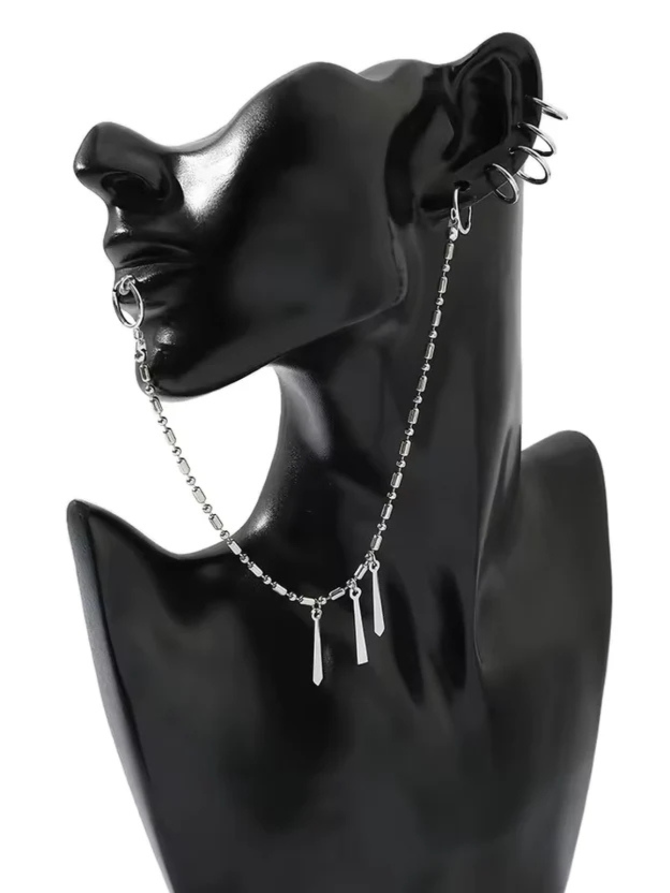 Lip to Ear Chain Anime Cosplay Jewelry 12pc