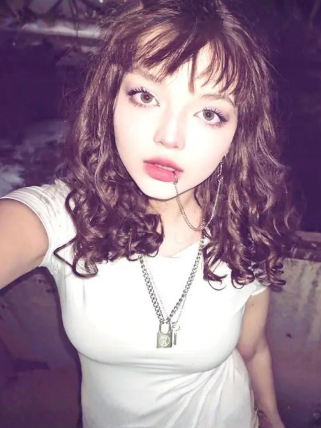 Lip to Ear Chain Anime Cosplay Jewelry